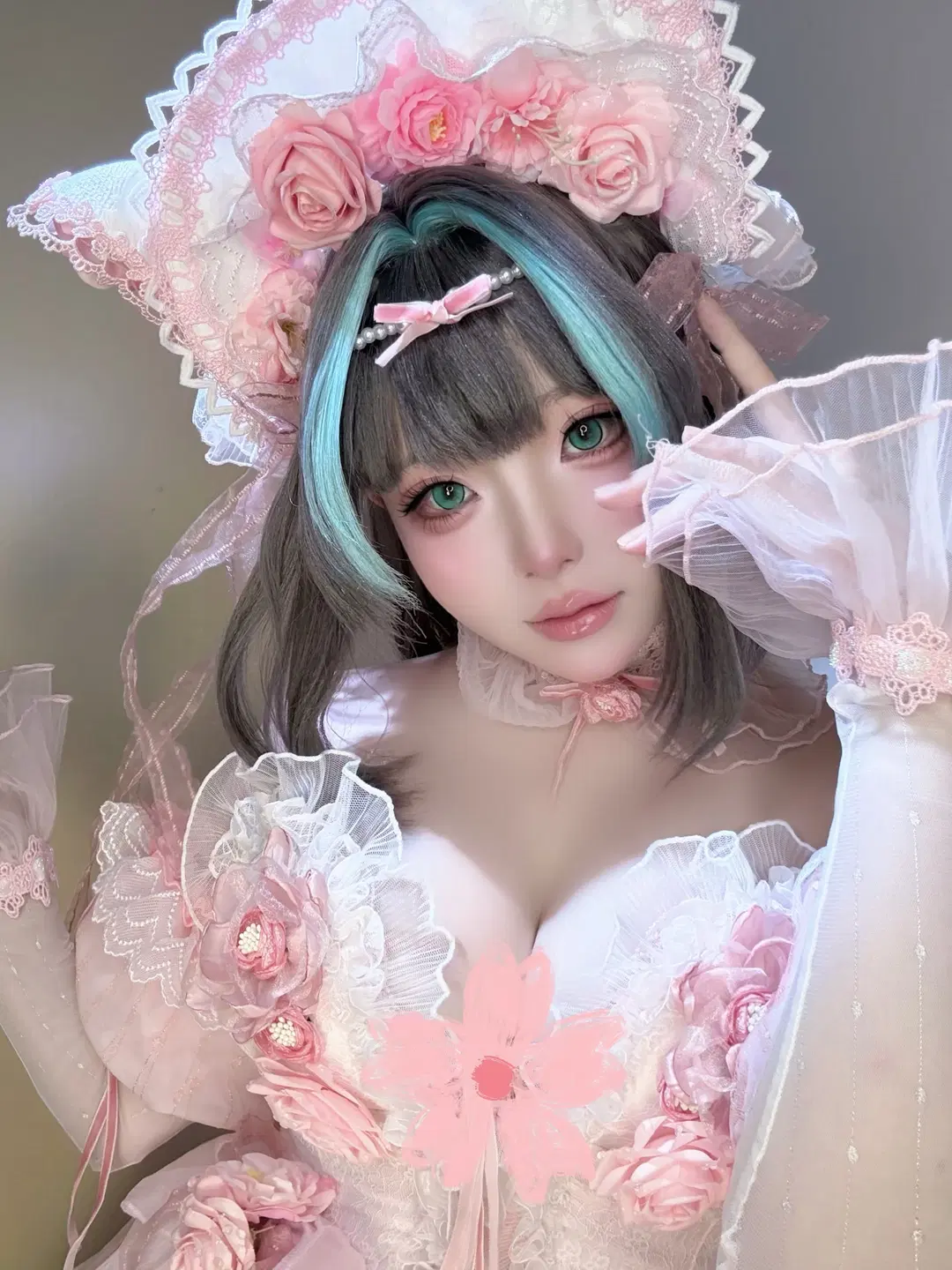 【柴郡cos】碧藍航線柴郡粉色洛麗塔與貓咪屬性 - 盒原纯壹 - 第2張