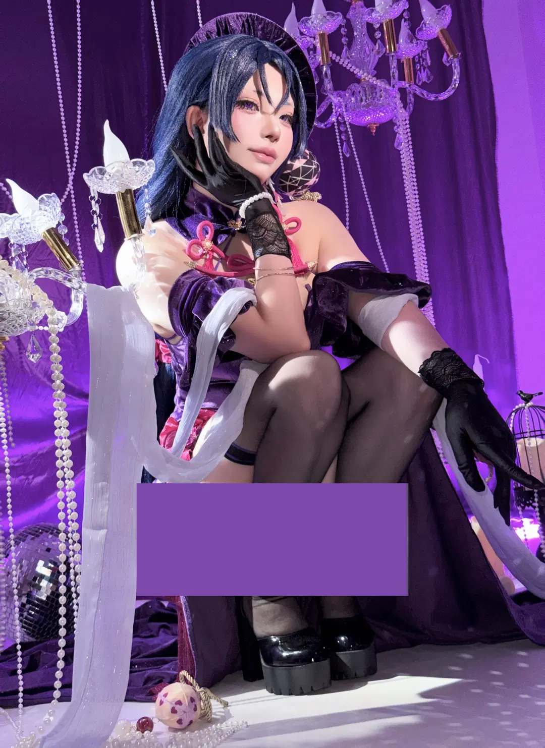 Fate/Grand Order, Jeanne d'Arc (Alter) cosplay, TYPE-MOON, Minamoto no Yorimitsu cosplay, Stockings