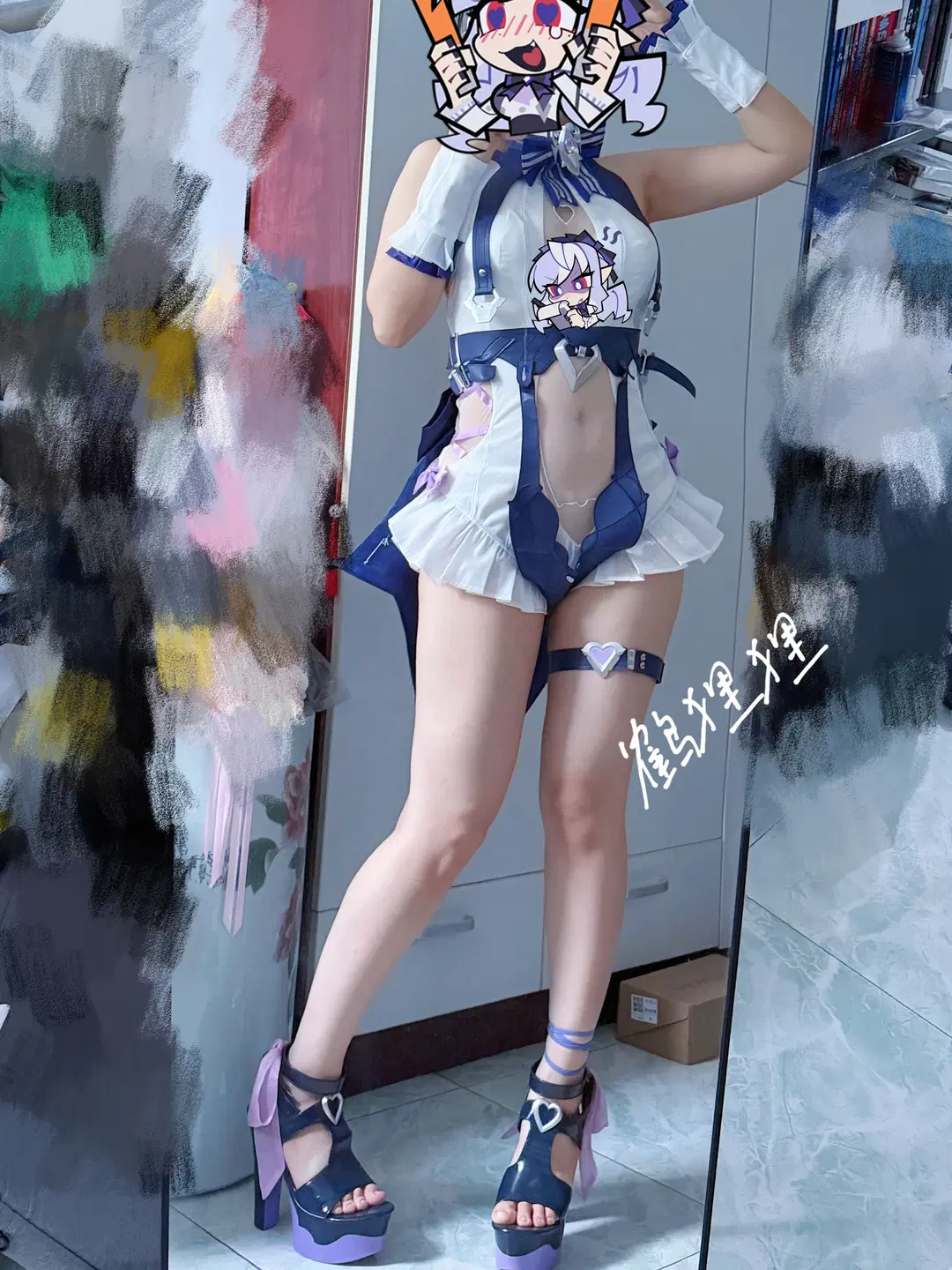 Zenless Zone Zero, 2D, Vivian cosplay, Trying on clothes, Swimsuit cosplay