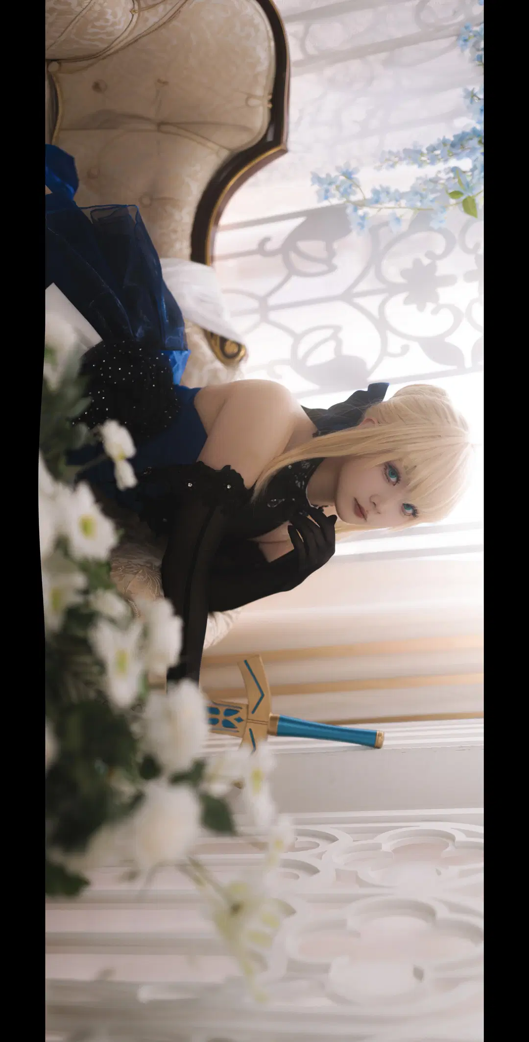 [Altria cosplay] Fate Banquet Blue Styling: Indoor Chiaroscuro Chronicle by 鹤狸狸嗷狸狸鹤w - Image 2