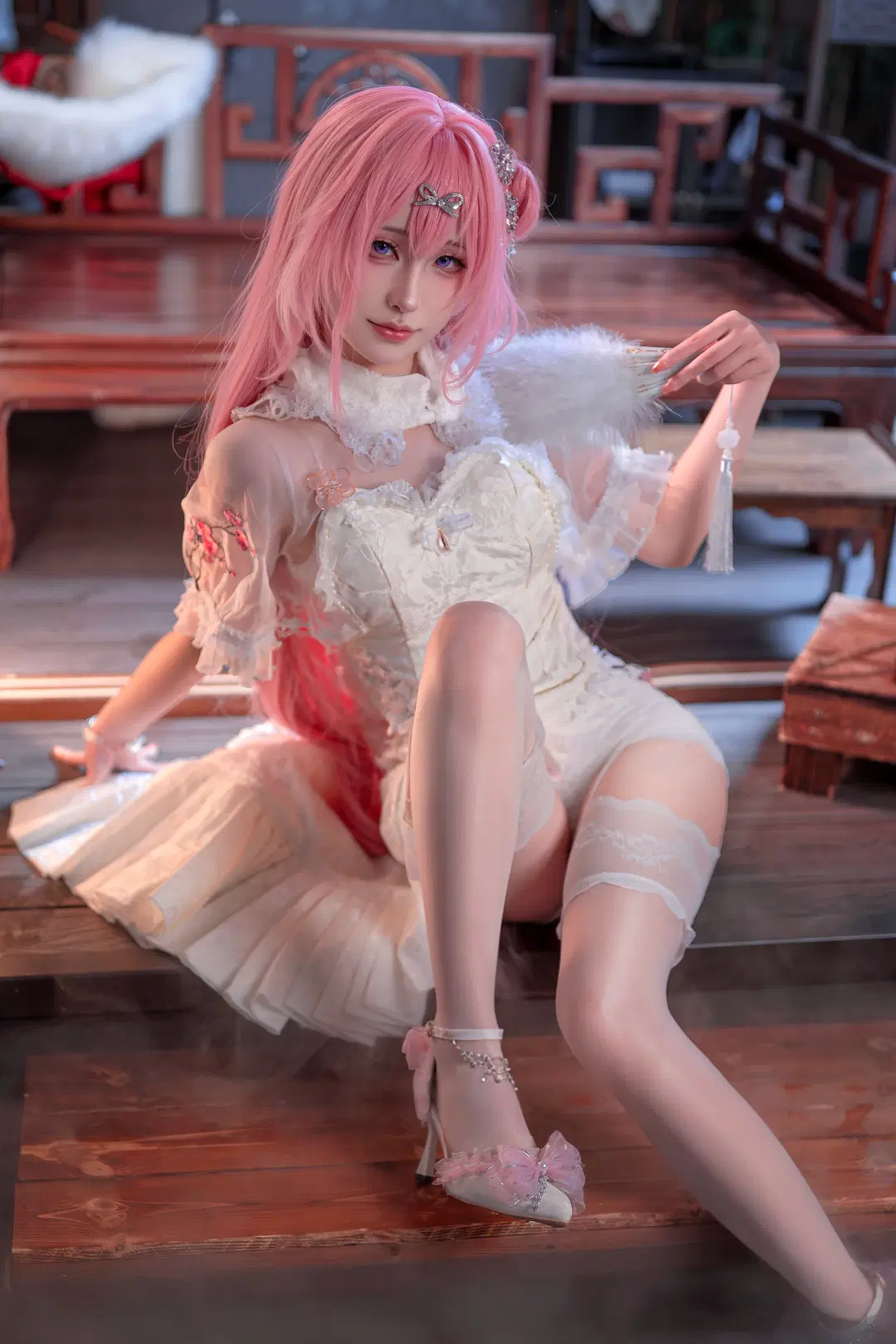 cosplay, Qipao, Dorothy cosplay, Stockings, Doro
