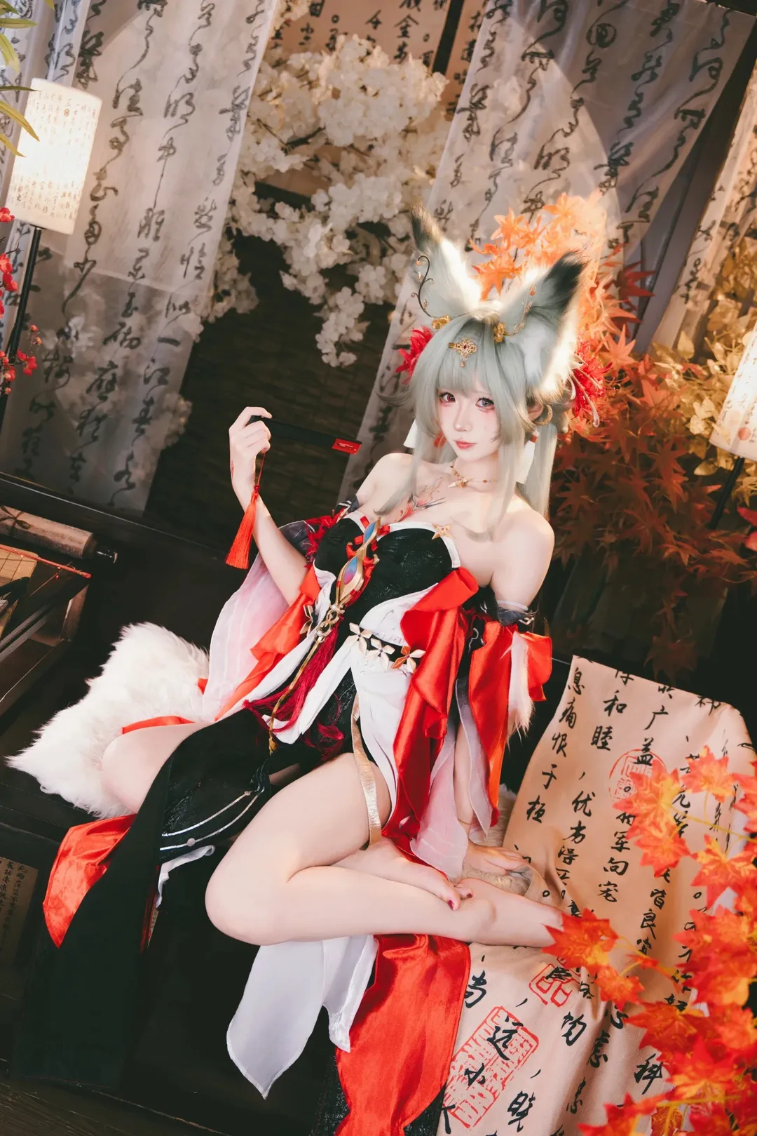 鸣潮, cosplay摄影, 二次元正片, 心月弗cos, 狐系少女 - 第2张