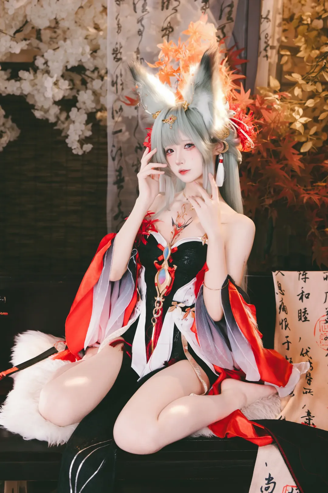 鸣潮, cosplay摄影, 二次元正片, 心月弗cos, 狐系少女 - 第3张