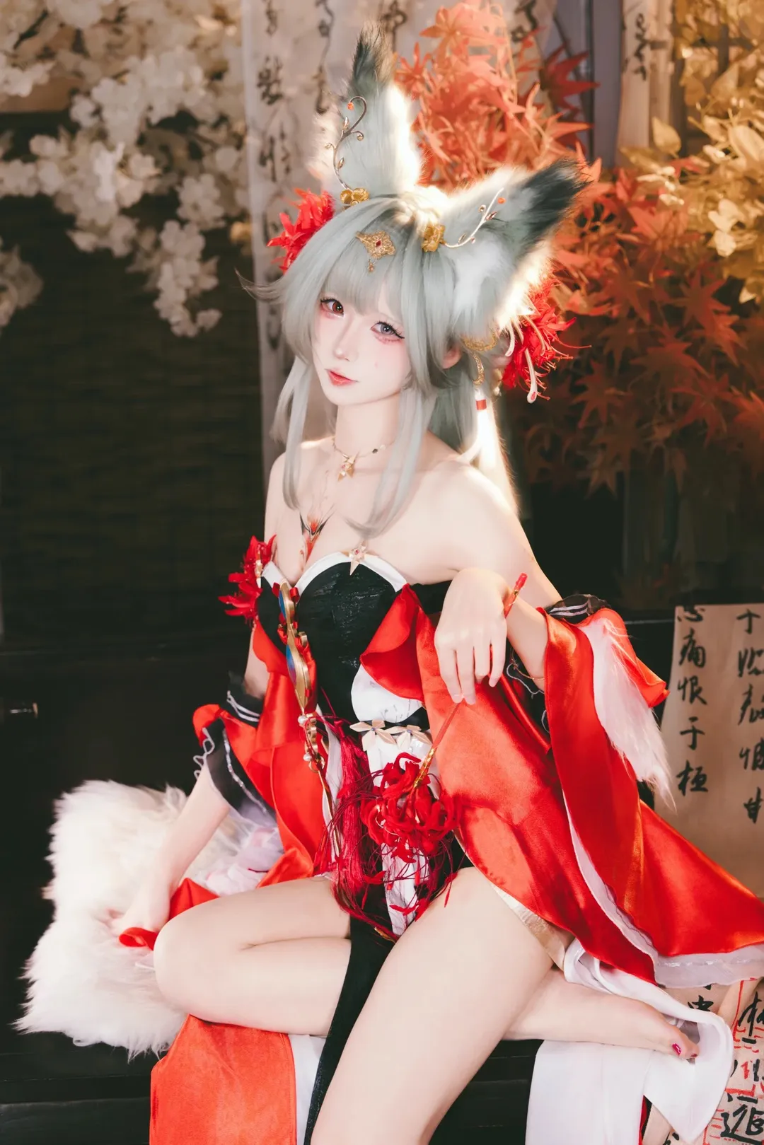鸣潮, cosplay摄影, 二次元正片, 心月弗cos, 狐系少女 - 第5张