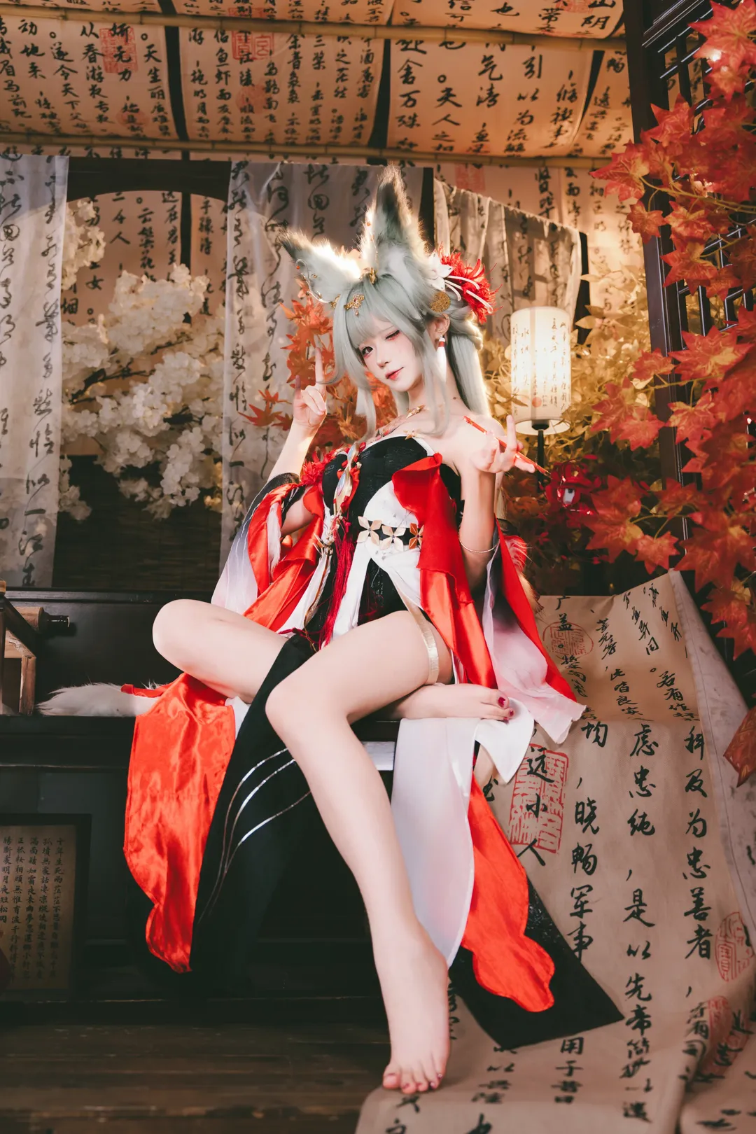 鸣潮, cosplay摄影, 二次元正片, 心月弗cos, 狐系少女 - 第8张