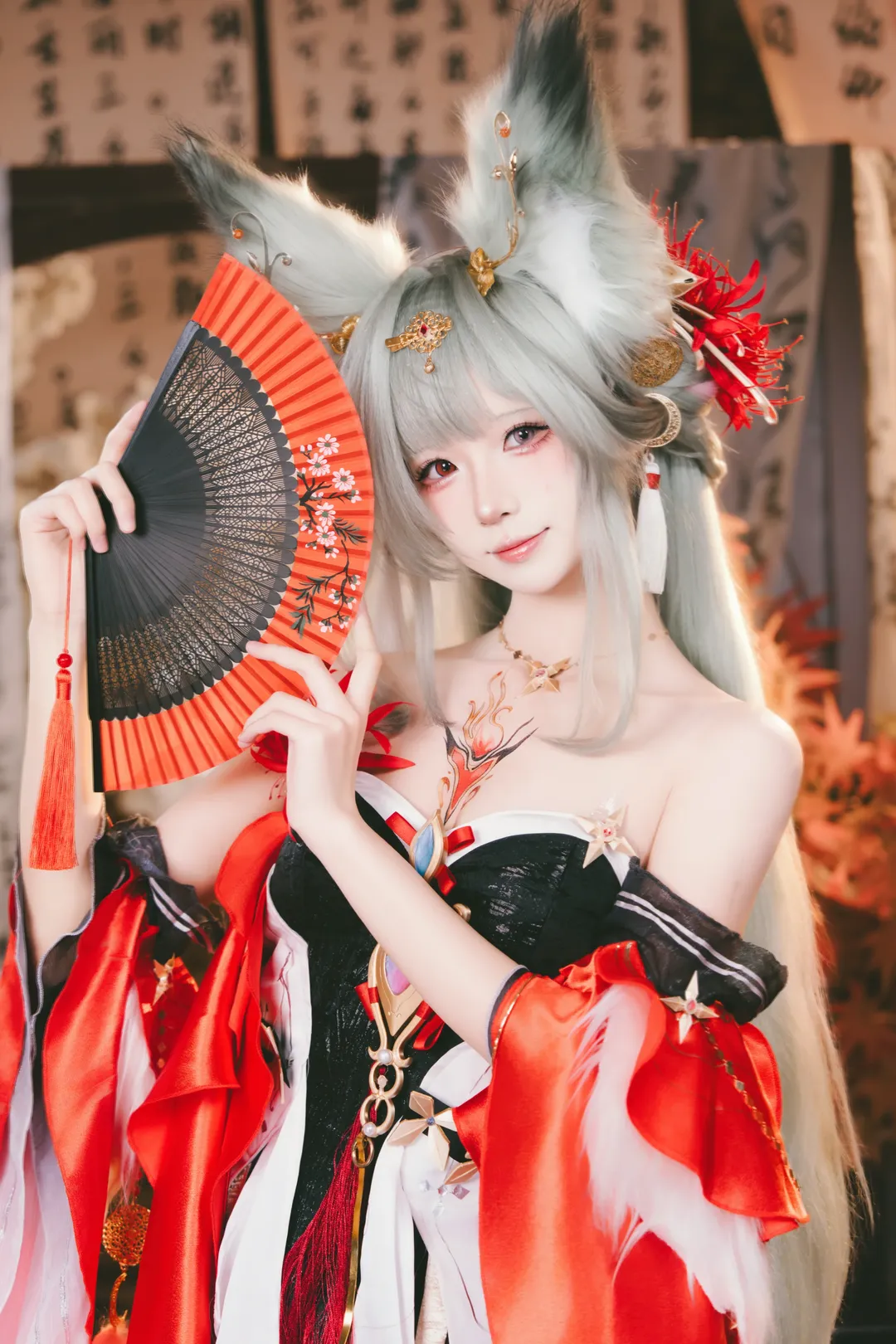 鸣潮, cosplay摄影, 二次元正片, 心月弗cos, 狐系少女 - 第9张