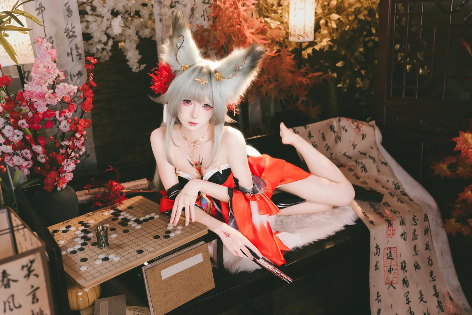 鸣潮, 二次元cosplay, 弗洛洛cos, 心月狐cos, 古风正片 - 第1张