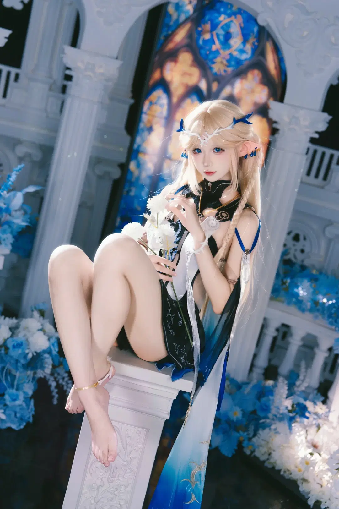 鳴潮, コスプレ, カルテジア コスプレ, エルフ耳, アニメ風写真セット