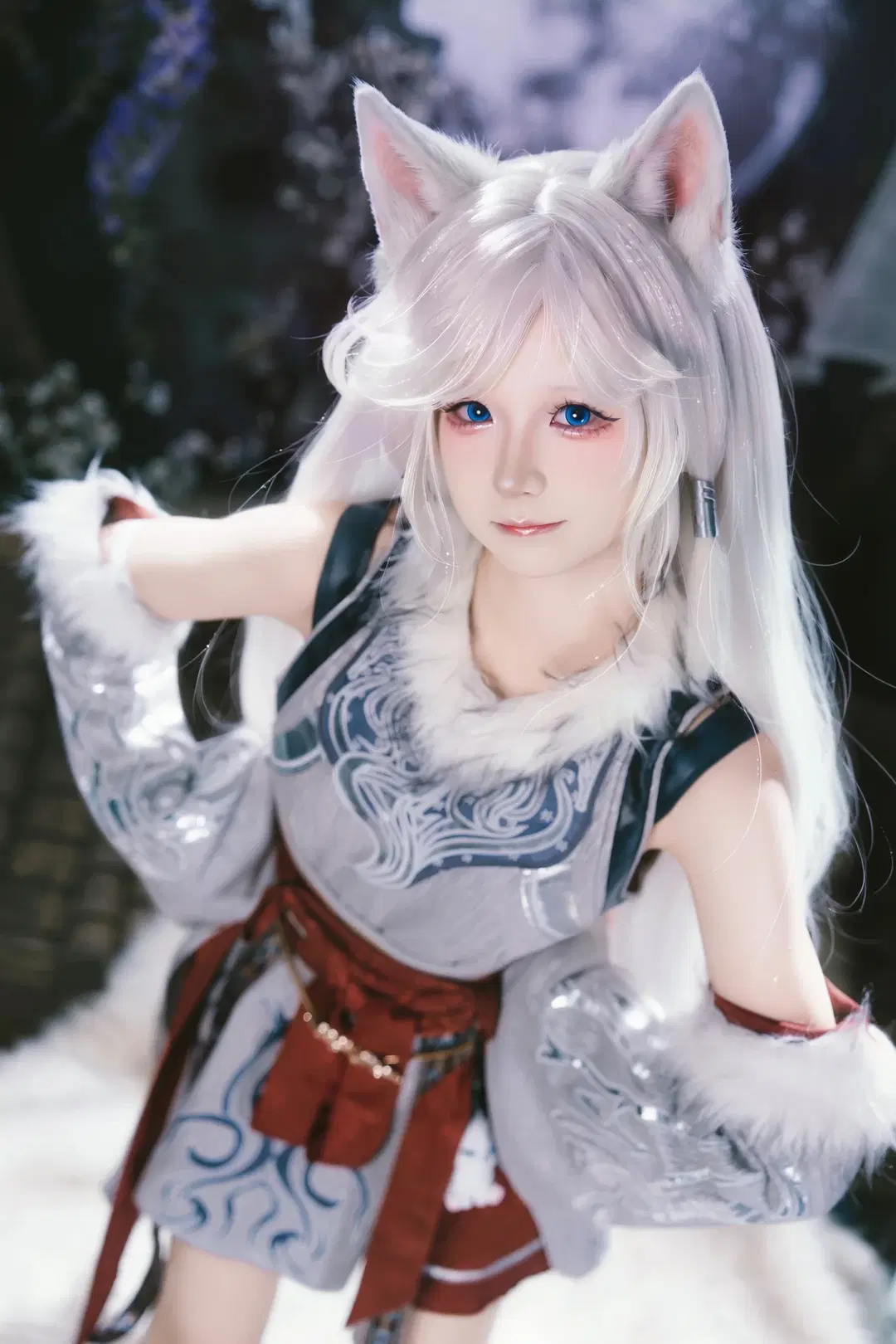【Yin Yue cosplay】The Silver Fox Beneath the Moon from A Record of a Mortal's Journey to Immortality by X_Pu - Image 3