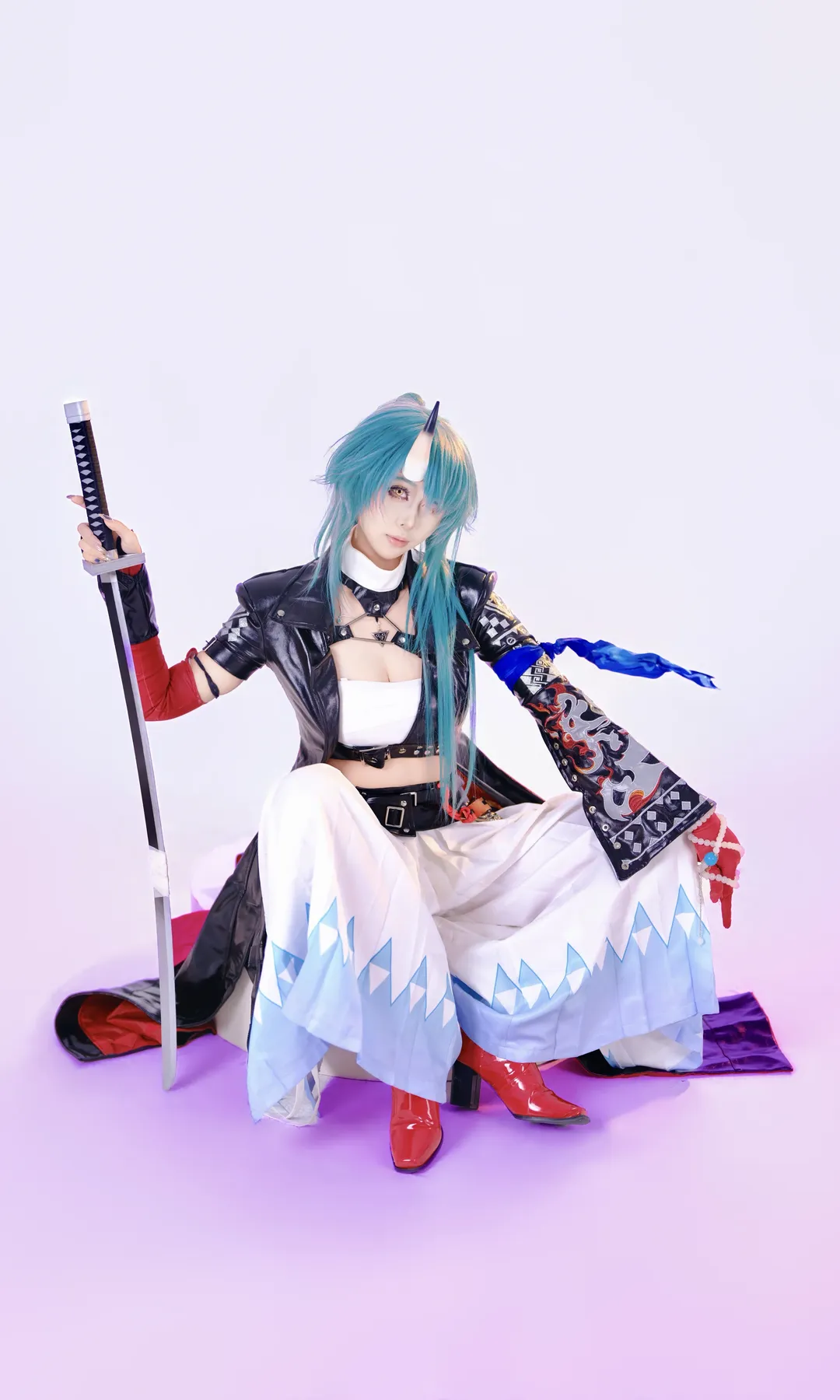 Arknights, Cosplay photoshoot, Onee-san cosplay, Hoshiguma cosplay, Hoshiguma the Breacher