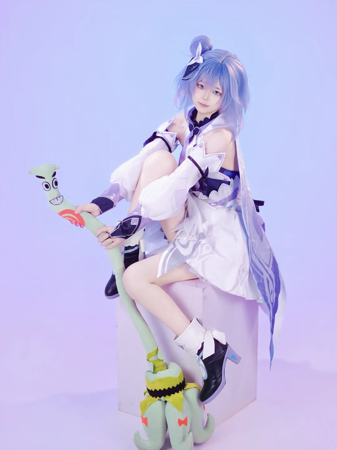白棚拍摄, 魔法少女, 王者荣耀, 小乔cos, 正片分享