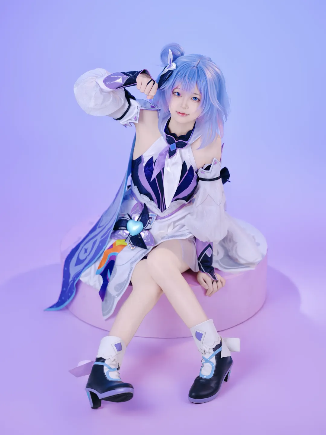 白棚拍摄, 魔法少女, 王者荣耀, 小乔cos, 正片分享 - 第3张