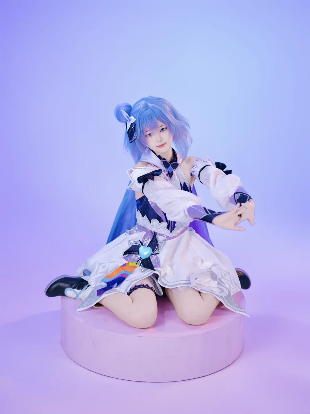 白棚拍摄, 魔法少女, 王者荣耀, 小乔cos, 正片分享 - 第4张