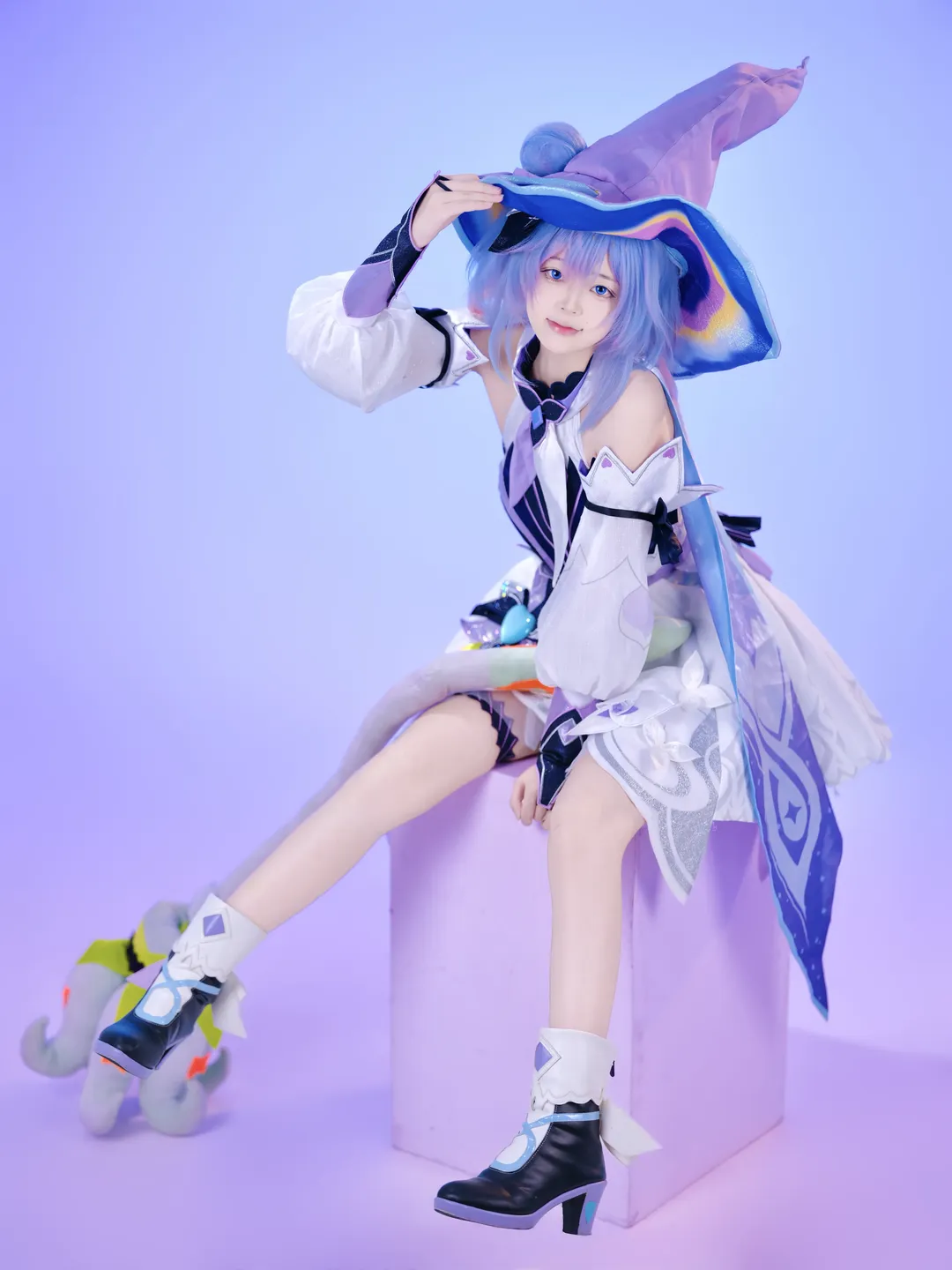 白棚拍摄, 魔法少女, 王者荣耀, 小乔cos, 正片分享 - 第6张