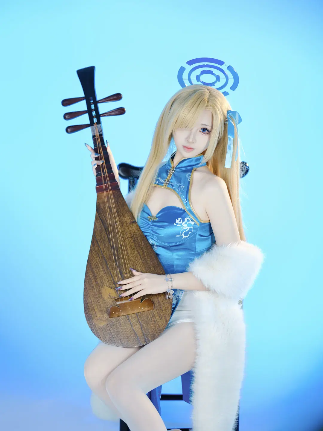 【一之瀬アスナ コスプレ】『ブルーアーカイブ』華麗なるチャイナドレスと白ストッキング - mapotofu - 5枚目