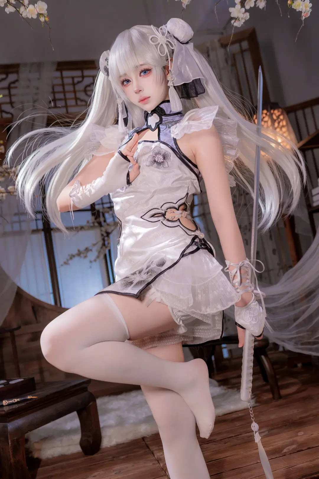 【殷紫萍cos】永劫无间白练之回春的国风武侠造型分享 - 静水 - 第3张
