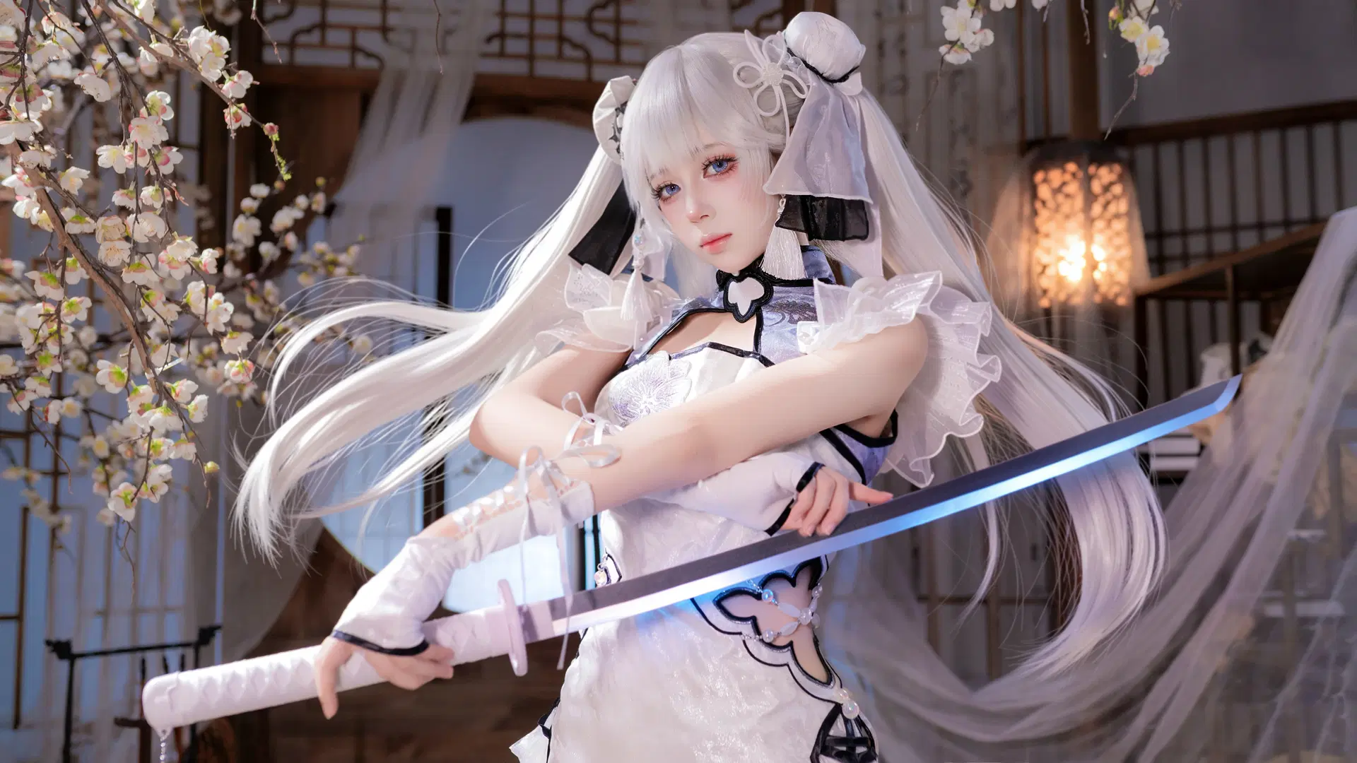 【殷紫萍cos】永劫无间白练之回春的国风武侠造型分享 - 静水 - 第4张