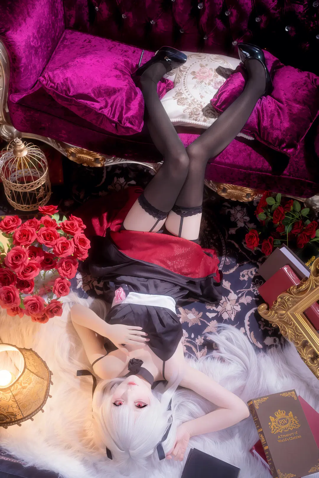 【Kagarino Kirie cosplay】Dark Gothic Poses and Prop Recreation Sharing by 静水 - Image 2