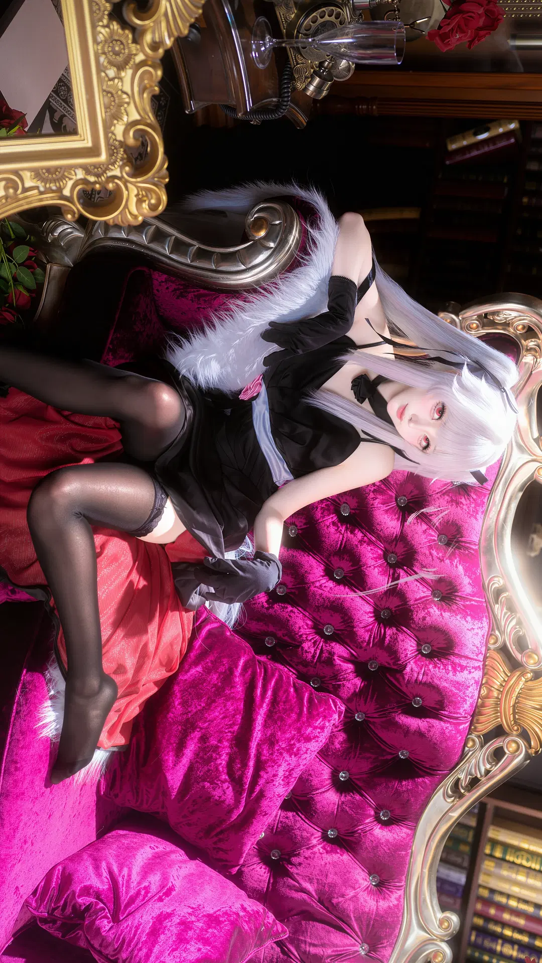 【Kagarino Kirie cosplay】Dark Gothic Poses and Prop Recreation Sharing by 静水 - Image 3