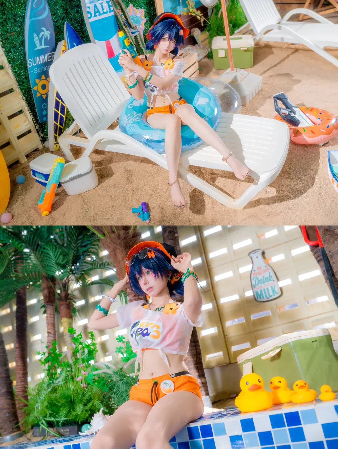 【铃cos】绝区零的夏日海滩假日 - 静水 - 第4张