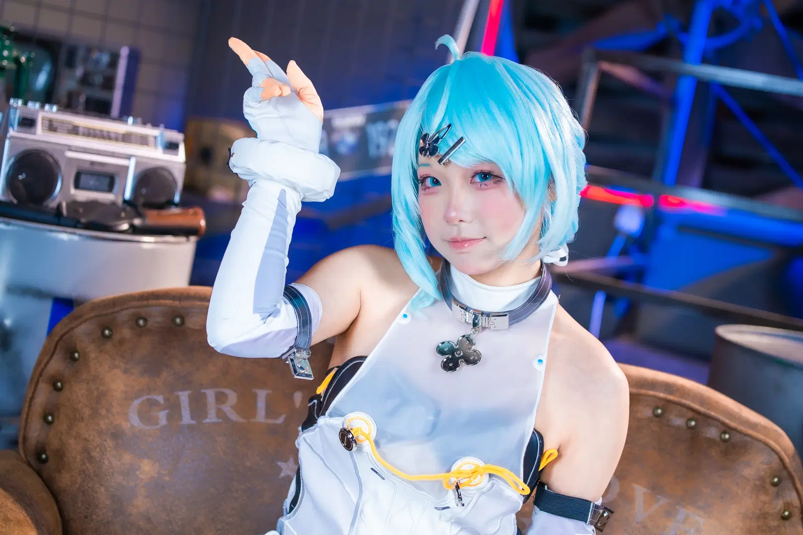 【席徳cos】绝区零第一拍，工业风里的赛博少女 - schokoladeeee - 第3张