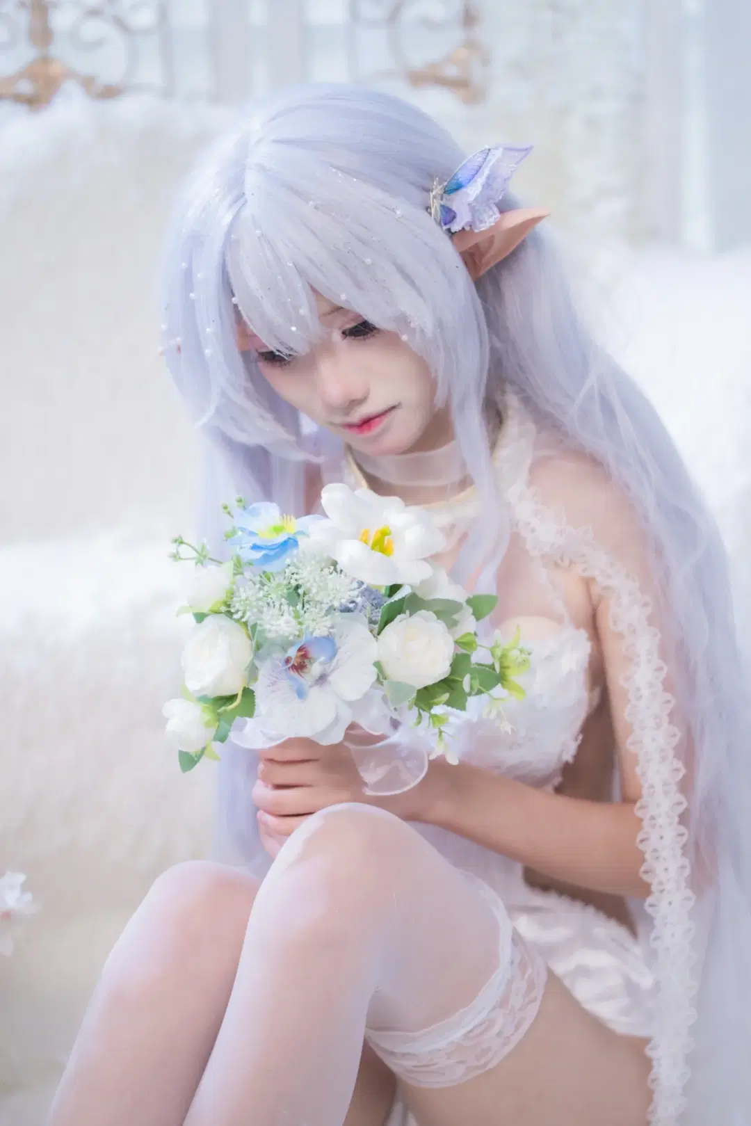 【阿尔比恩cos】碧蓝航线的白纱精灵，梦幻光影记录 - schokoladeeee - 第2张