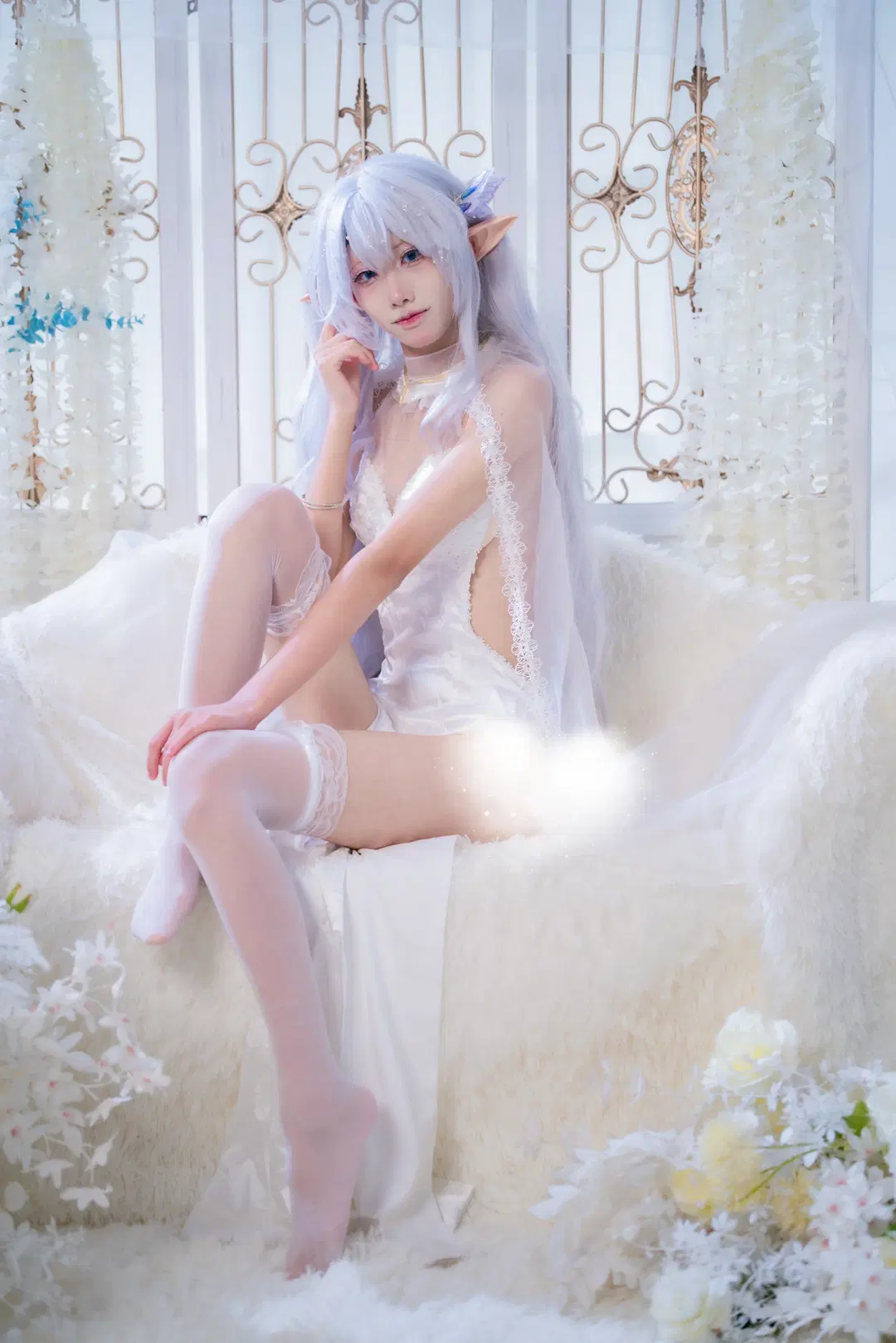 【阿尔比恩cos】碧蓝航线的白纱精灵，梦幻光影记录 - schokoladeeee - 第3张
