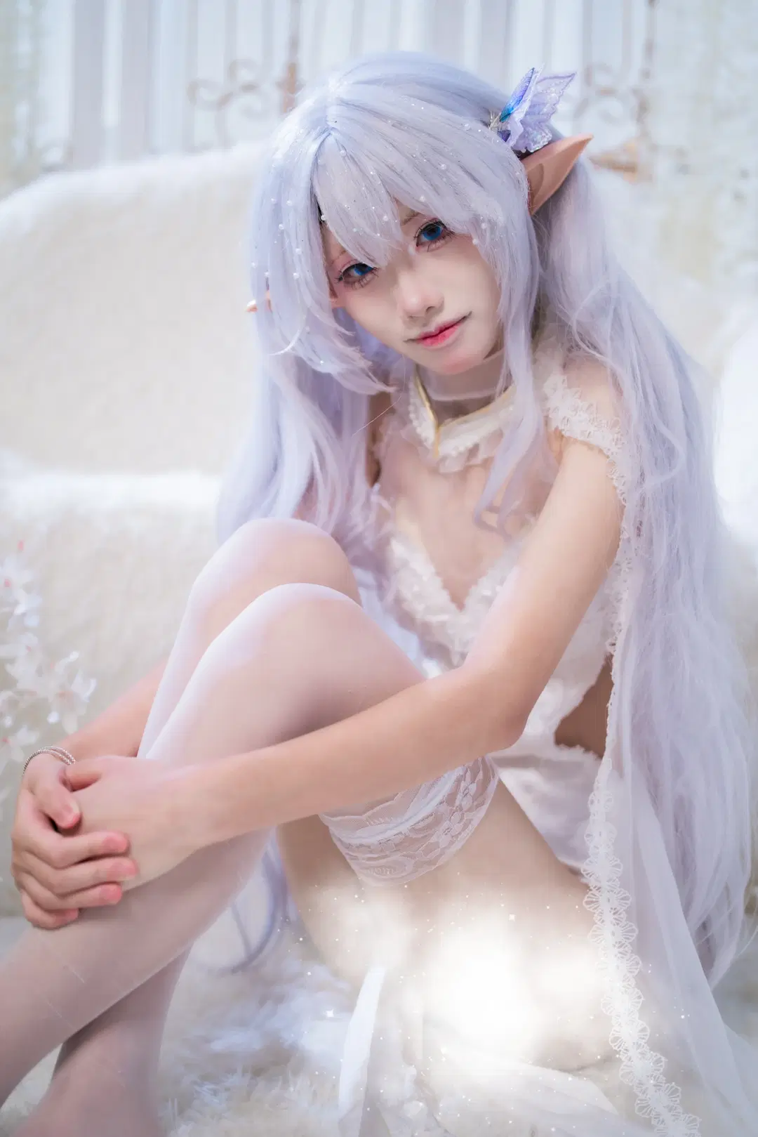 【阿尔比恩cos】碧蓝航线的白纱精灵，梦幻光影记录 - schokoladeeee - 第4张