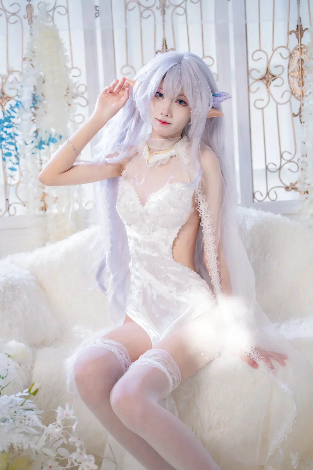 【阿尔比恩cos】碧蓝航线的白纱精灵，梦幻光影记录 - schokoladeeee - 第7张