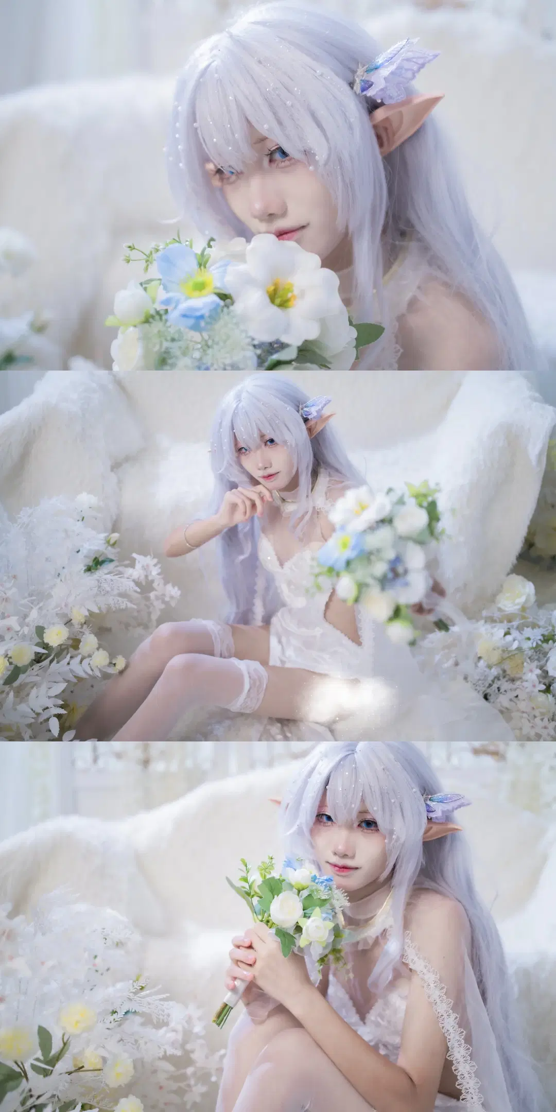 【阿尔比恩cos】碧蓝航线的白纱精灵，梦幻光影记录 - schokoladeeee - 第8张