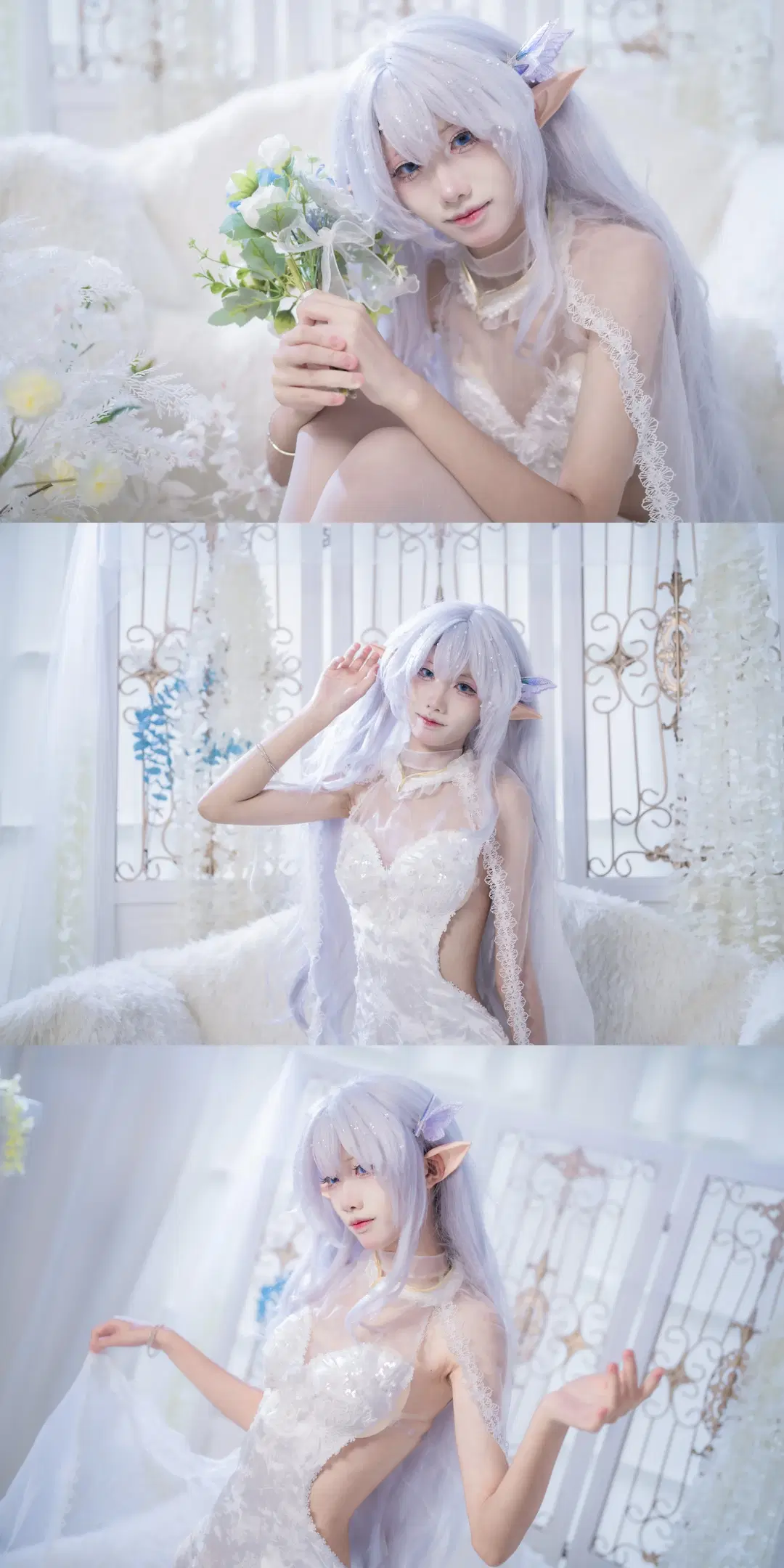 【阿尔比恩cos】碧蓝航线的白纱精灵，梦幻光影记录 - schokoladeeee - 第9张