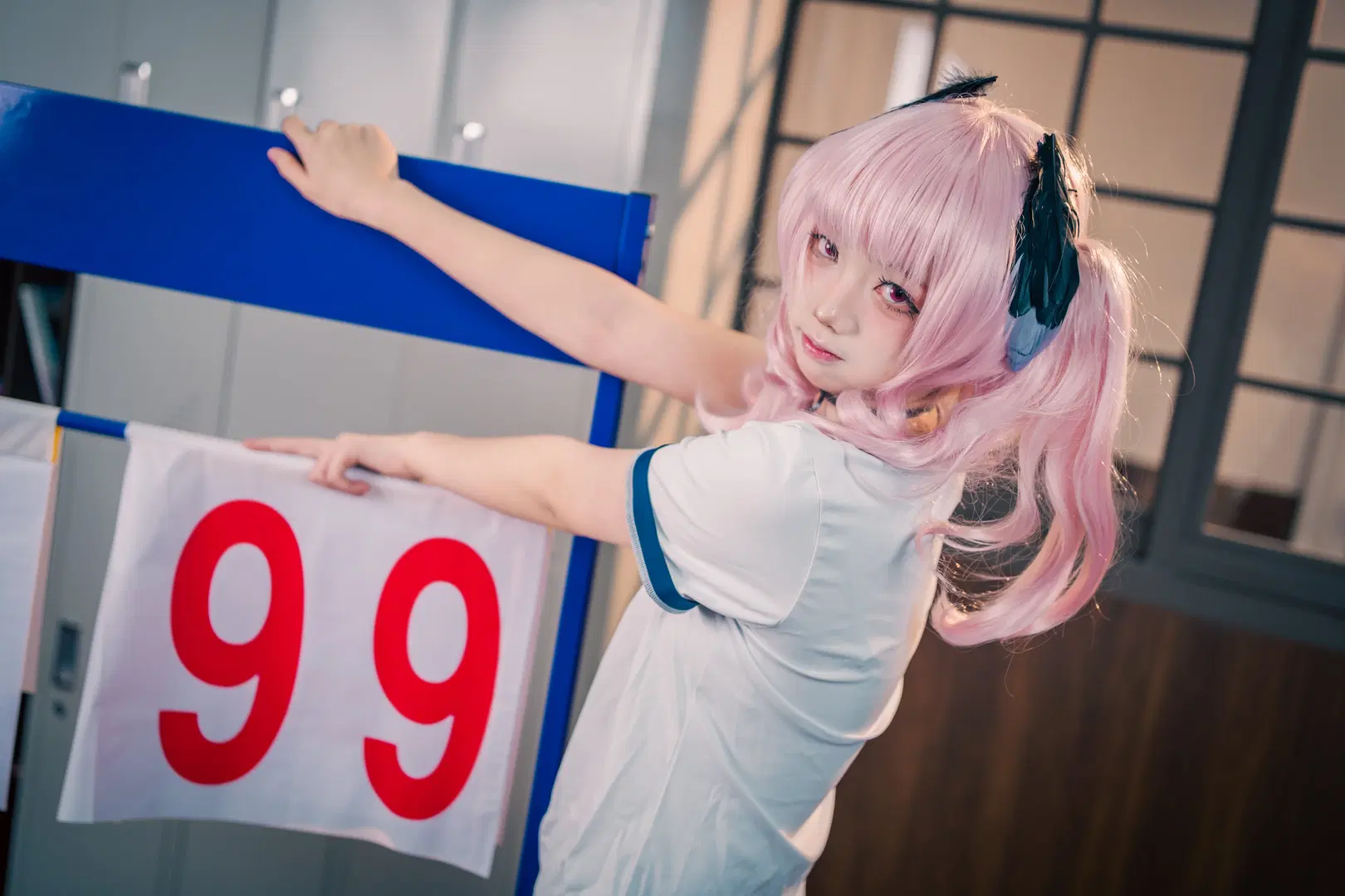 【下江小春cos】蔚蓝档案体操服拍摄记录 - schokoladeeee - 第3张