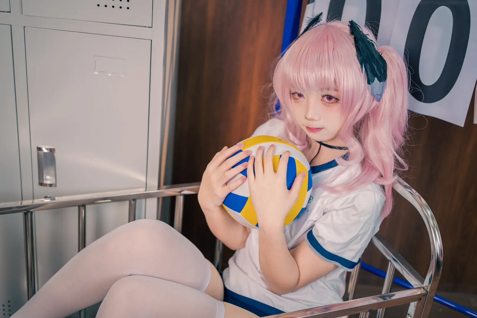 【下江小春cos】蔚蓝档案体操服拍摄记录 - schokoladeeee - 第6张