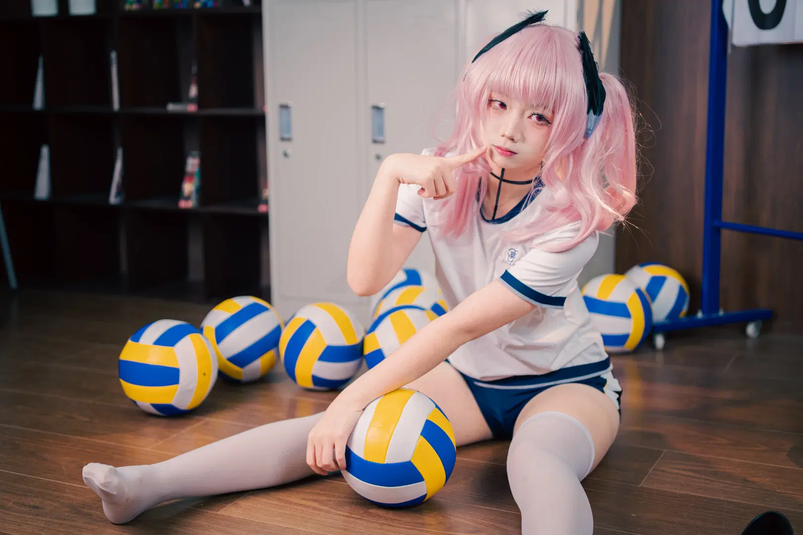 【下江小春cos】蔚蓝档案体操服拍摄记录 - schokoladeeee - 第7张