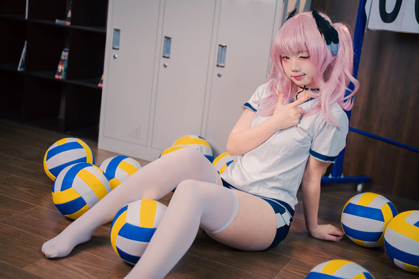 【下江小春cos】蔚蓝档案体操服拍摄记录 - schokoladeeee - 第9张
