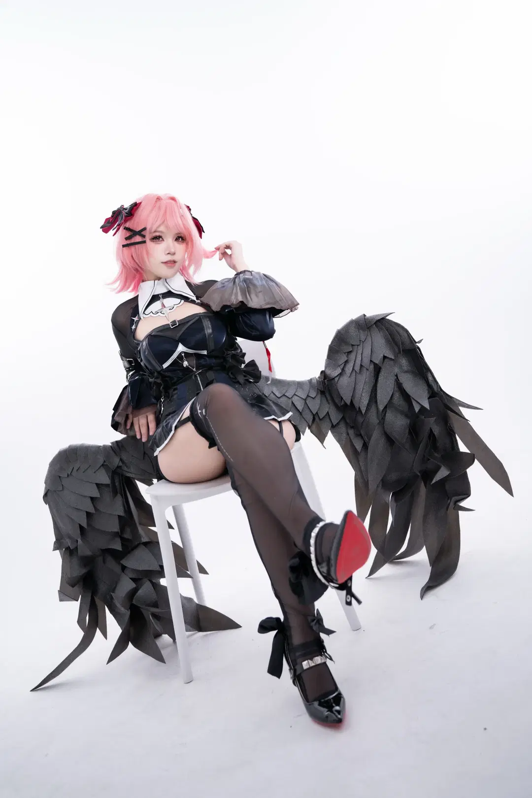 ゼンレスゾーンゼロ, ゴシック風コスプレ, レミエール コスプレ, ストッキング コスプレ, レミエール・ダン