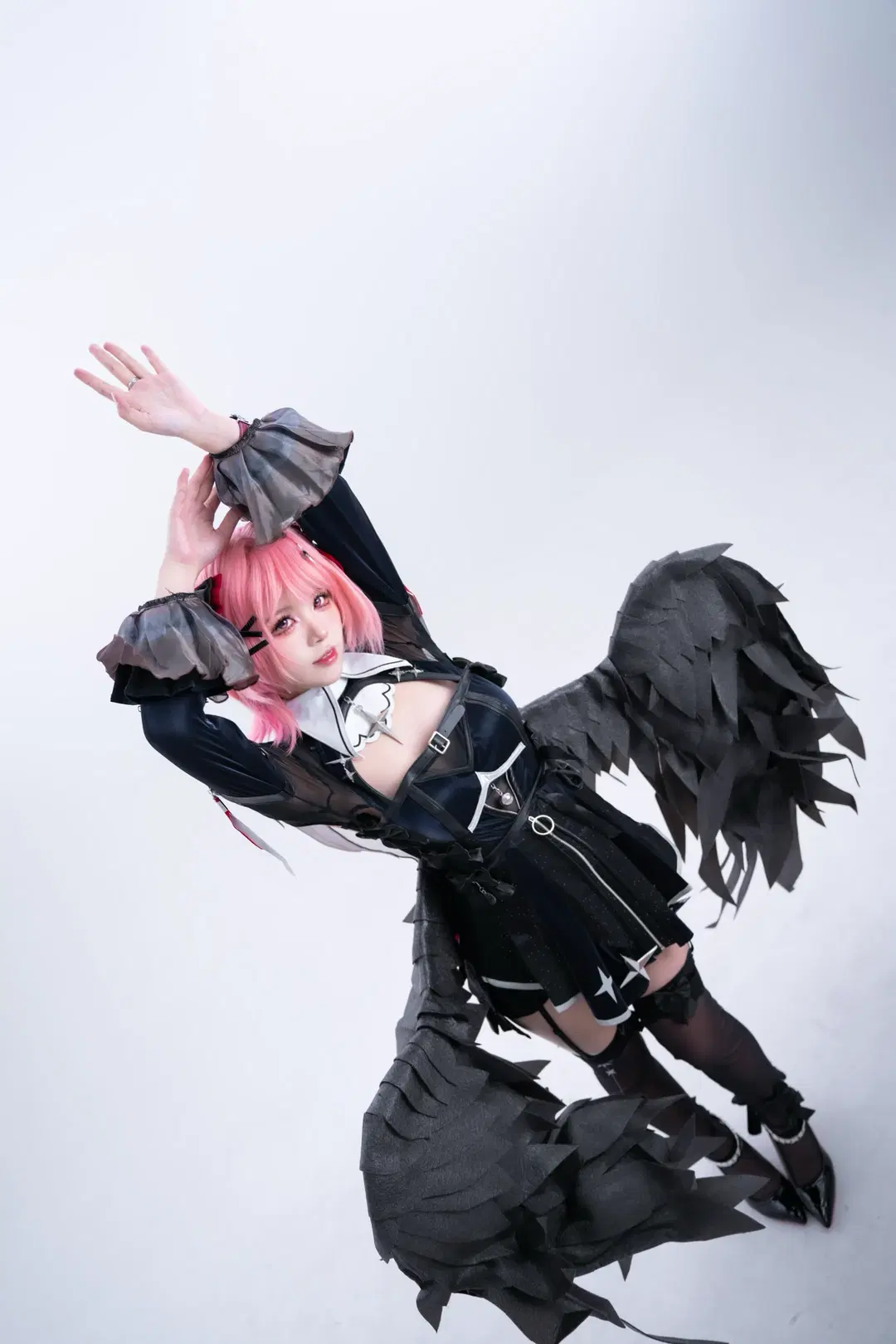【レミエール コスプレ】『ゼンレスゾーンゼロ』月夜の囁き、ダークなゴシック風コスプレの視覚的具現化 - schokoladeeee - 3枚目