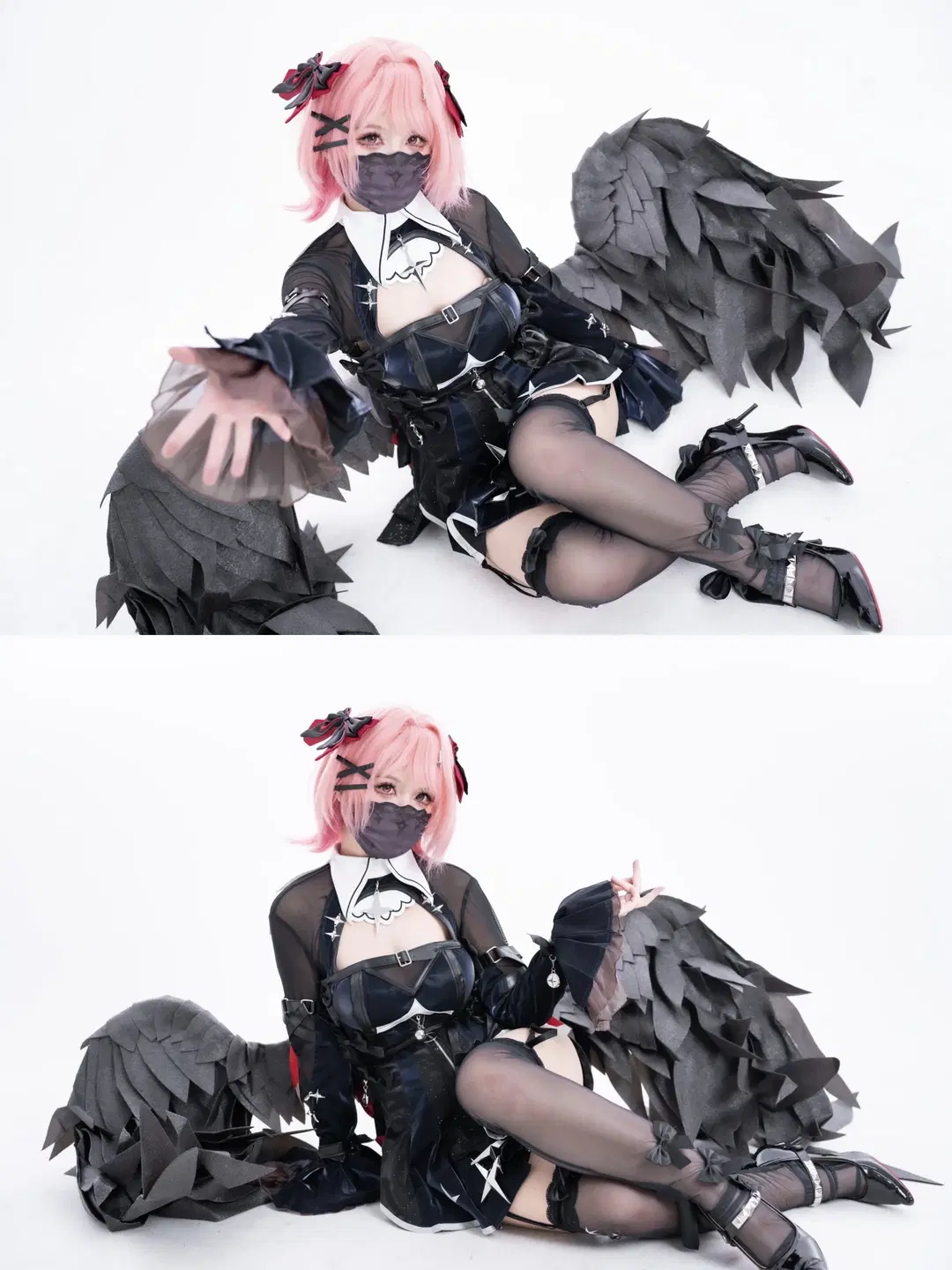 【レミエール コスプレ】『ゼンレスゾーンゼロ』月夜の囁き、ダークなゴシック風コスプレの視覚的具現化 - schokoladeeee - 6枚目