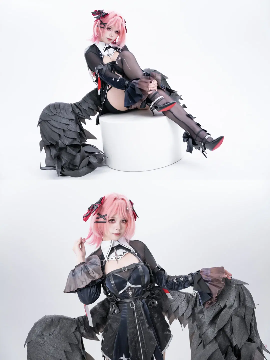 【レミエール コスプレ】『ゼンレスゾーンゼロ』月夜の囁き、ダークなゴシック風コスプレの視覚的具現化 - schokoladeeee - 7枚目