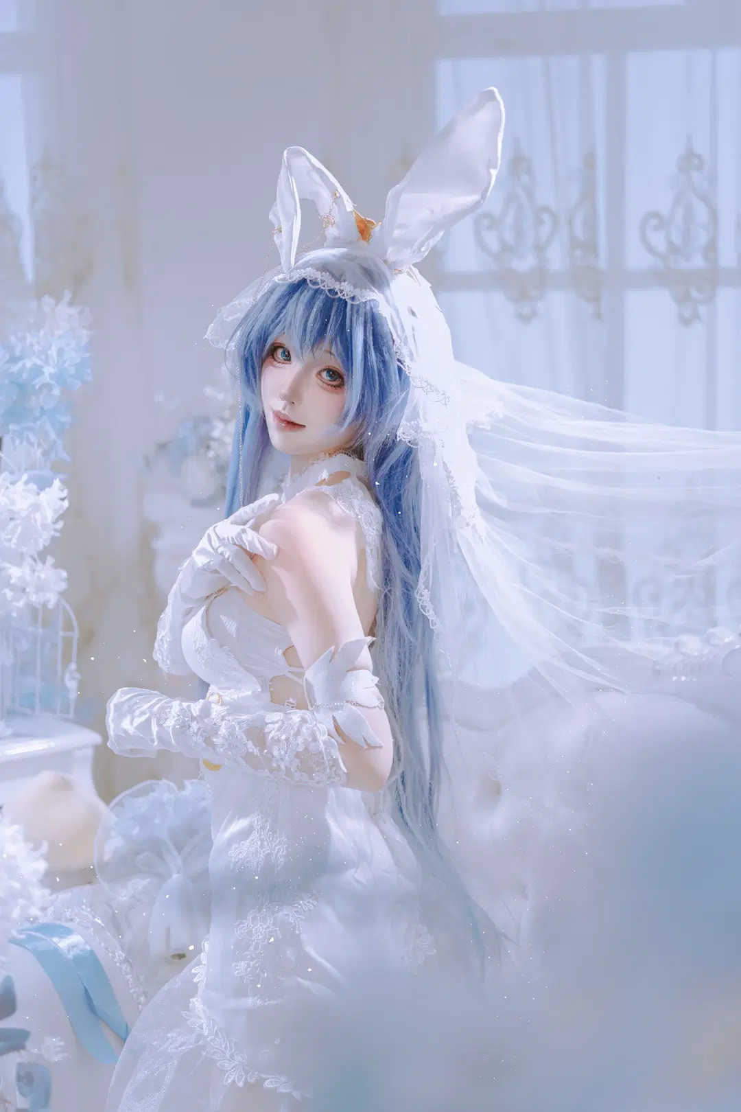 碧蓝航线, 花嫁cos, 白丝, 新泽西cos, 白雪之仪