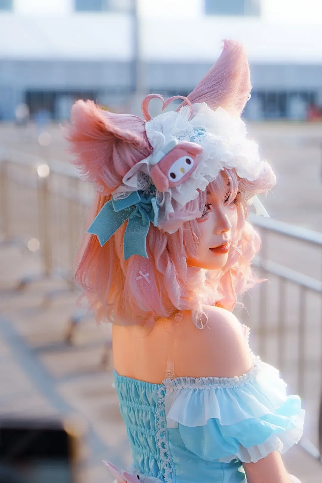 Anime-style photography, Convention photos, Honor of Kings, Kemonomimi girl, Daji cosplay