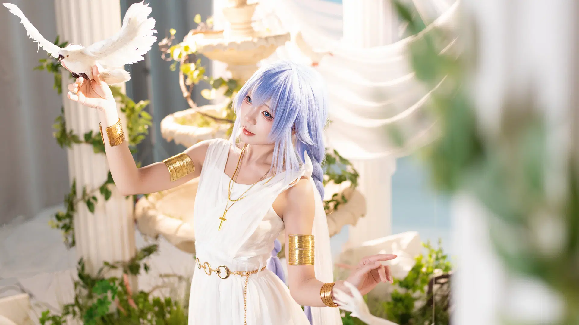 【洛琪希cos】神装洛琪希的纯白幻想 - 暴食水獭 - 第2张