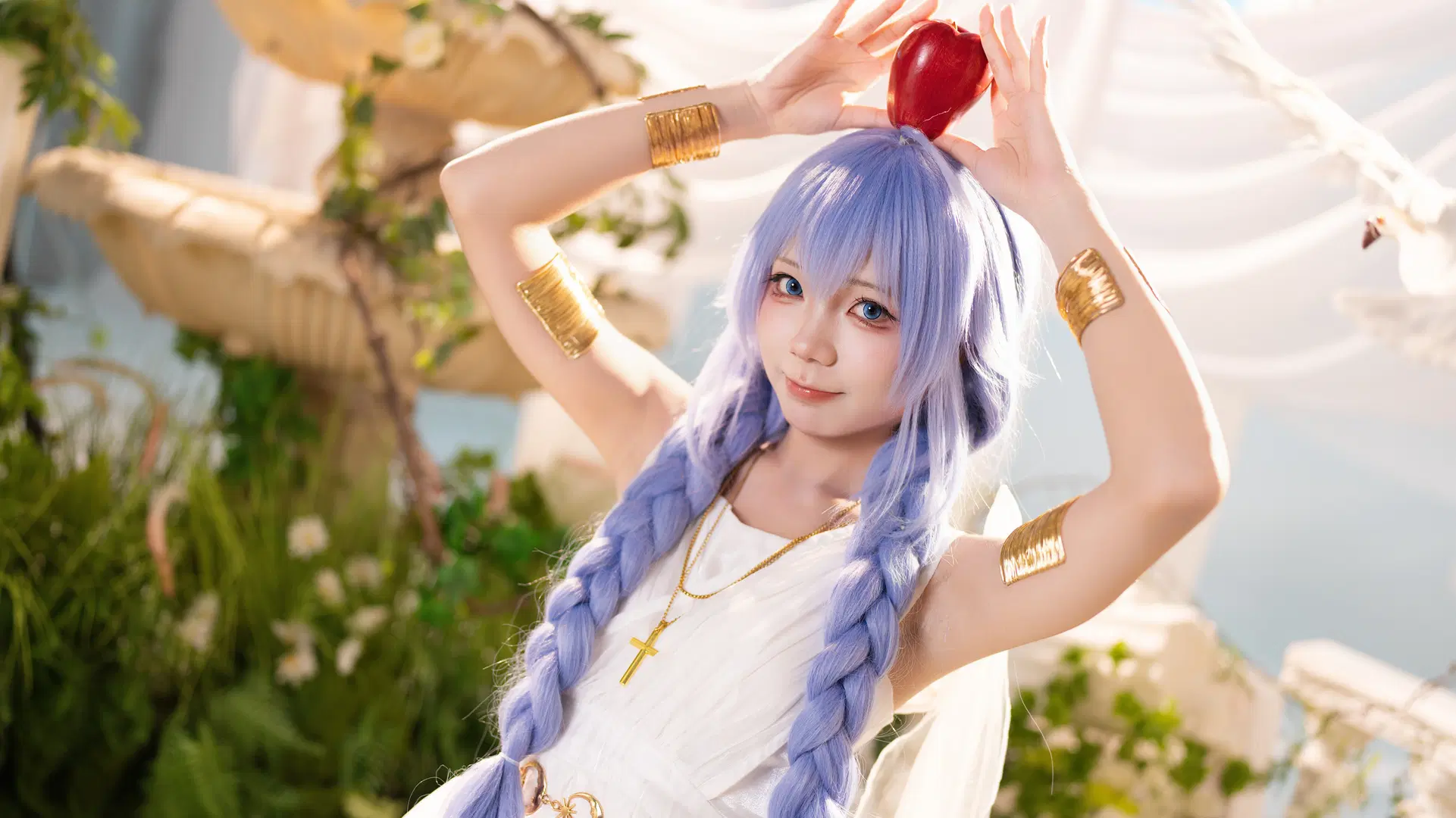 【洛琪希cos】神装洛琪希的纯白幻想 - 暴食水獭 - 第3张