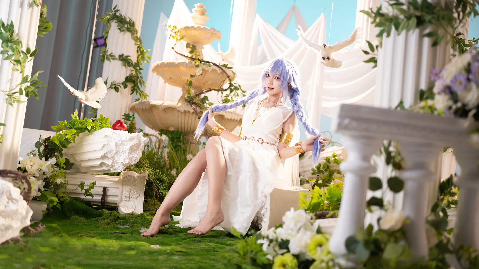 【洛琪希cos】神装洛琪希的纯白幻想 - 暴食水獭 - 第4张