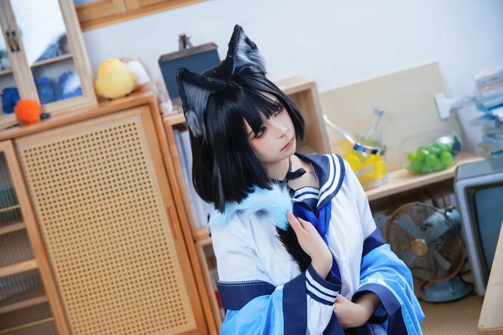 【桐生キキョウ コスプレ】百花繚乱と百鬼夜行が織りなす猫の日常 - 浮梅梅梅 - 3枚目