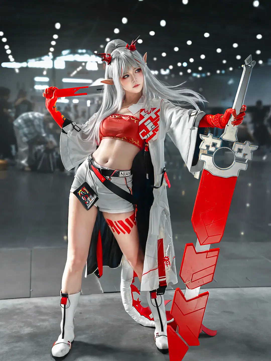 cosplay, Convention photo, Arknights, The Sui Siblings, Nian cosplay