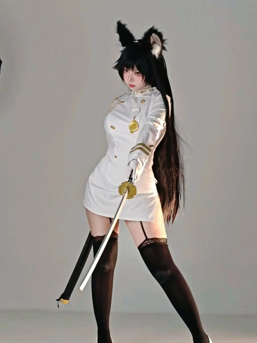 [Atago cosplay] Canine Military Uniform Photoshoot from Azur Lane by 短短d短短 - Image 2