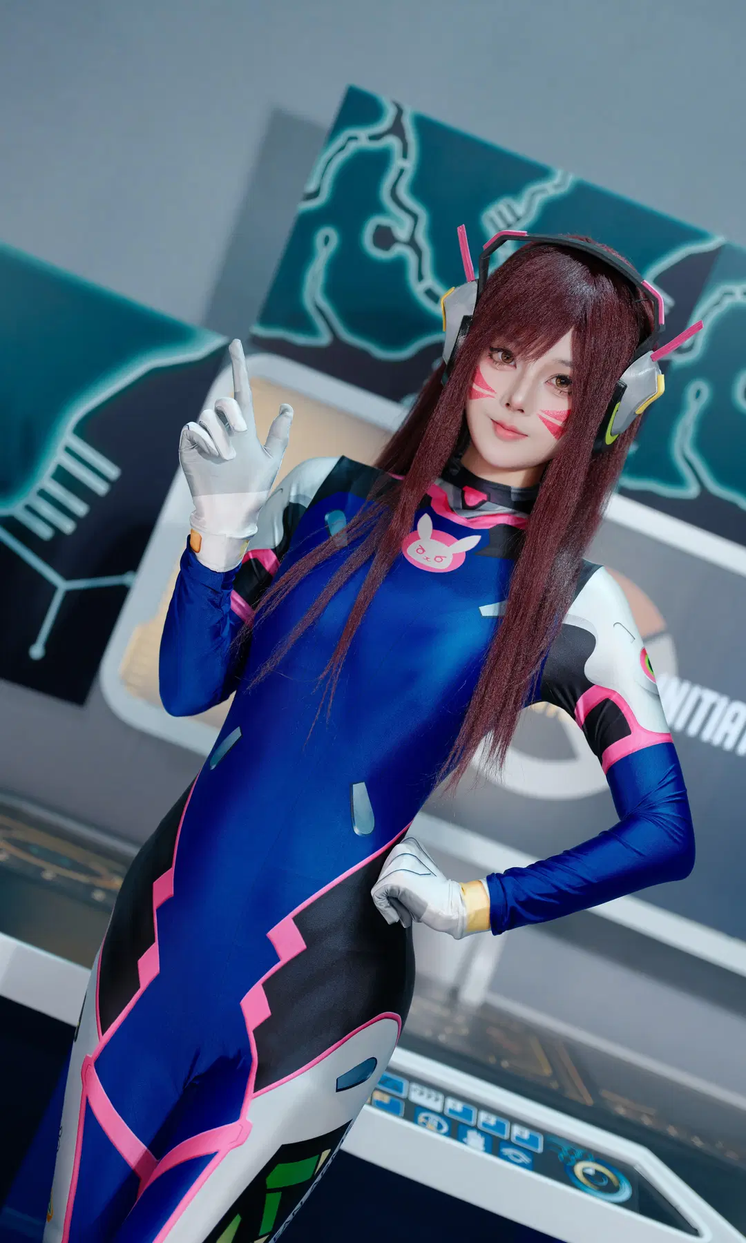 富士直出, 守望先锋, 游戏角色cos, 科幻风cos, D.Va cos
