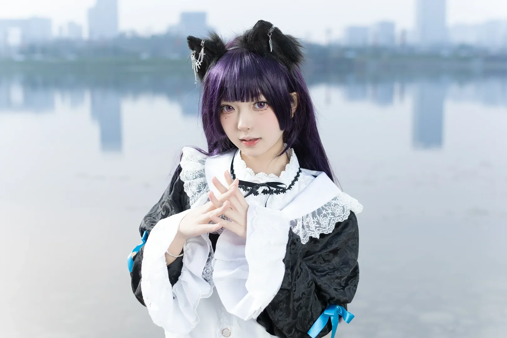 cosplay, 五更琉璃cos, 黑猫cos, 我的妹妹哪有这么可爱, 灰丝 - 第1张
