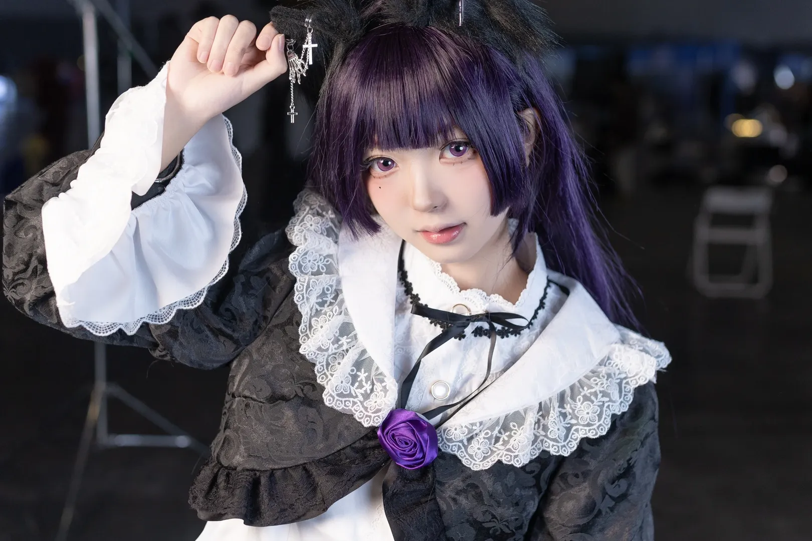 cosplay, 五更琉璃cos, 黑猫cos, 我的妹妹哪有这么可爱, 灰丝 - 第2张